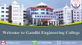 Welcome to Gandhi Engineering College PowerPoint PPT Presentation