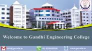 Welcome to Gandhi Engineering College