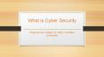 What is Cyber Security - Avantika University PowerPoint PPT Presentation