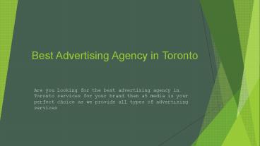 Best Advertizing Agency in Toronto