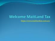 Tax returns Services Maitland