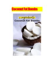 Coconut Fat Bombs
