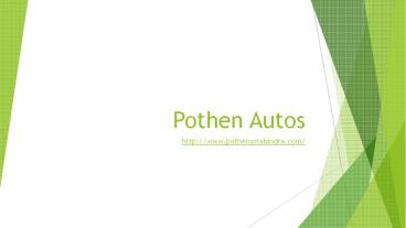 Mahindra Showroom in Kerala