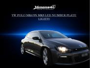 VW POLO MK4 9N MK5 LED Number Plate Lights