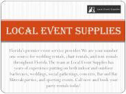 Wedding And Event Rentals (1)