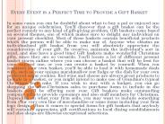 Every Event is a Perfect Time to Provide