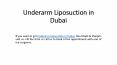 Underarm Liposuction in Dubai PowerPoint PPT Presentation