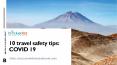 10 travel safety tips: COVID 19 PowerPoint PPT Presentation