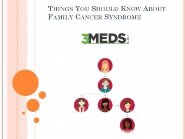 Know About Family Cancer Syndrome