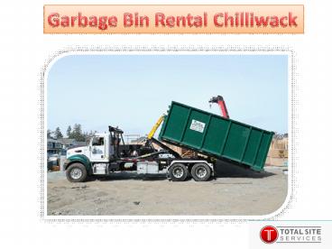 Garbage bin rental Chilliwack