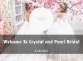 Crystal and Pearl Bridal Presentation PowerPoint PPT Presentation