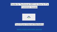 A Guide to technical SEO