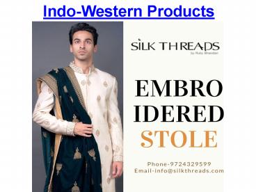 Indo-western products