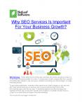 Why SEO Services Is Important For Your Business Growth? PowerPoint PPT Presentation