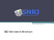 SEO Services in Brooklyn - SNRJmarketing.com
