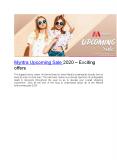 Myntra Upcoming Sale |Get Flat 80% Off on Everything