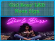 Girl Boss’ LED Neon Sign