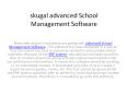 skugal advanced School Management Software PowerPoint PPT Presentation
