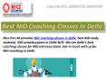 NID coaching classes in delhi PowerPoint PPT Presentation