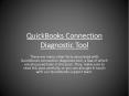 Free quickbooks connection diagnostic tool 4.0 download PowerPoint PPT Presentation