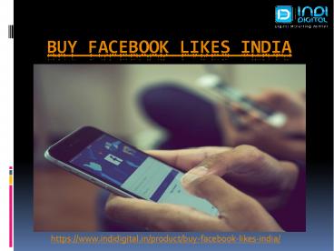 How to buy real facebook likes in india