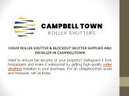 Campbell Town Roller Shutters
