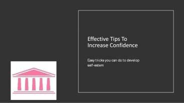How to Enhance Your Confidence in Few Steps