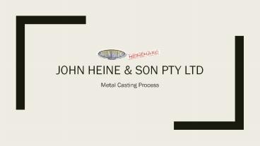 Metal Casting Foundry in Australia