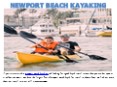 Newport Beach kayaking PowerPoint PPT Presentation