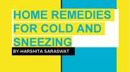 Home Remdies for Cold