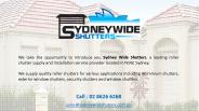 Electric Roller Shutters