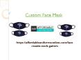Custom Face Mask PowerPoint PPT Presentation