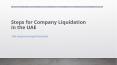 Steps for Company Liquidation in the UAE PowerPoint PPT Presentation