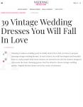 Vintage Wedding Dresses  - Winnie Couture PowerPoint PPT Presentation