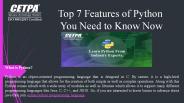 7 Python  Features You Need to Know Now!