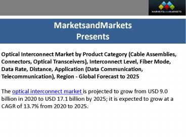data communication application segment to lead the optical interconnect market