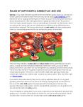 RULES OF SATTA MATKA GAMES PLAY AND WIN PowerPoint PPT Presentation