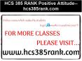 HCS 385 RANK Positive Attitude--hcs385rank.com PowerPoint PPT Presentation