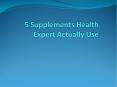 5 Supplements Health Expert Actually Use (2)