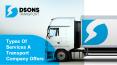 Types Of Services A Transport Company Offers PowerPoint PPT Presentation