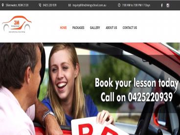 Driving Lesson Parramatta