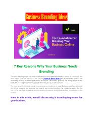 Business Branding Ideas