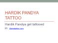 hardik pandya tattoo At Aliens PowerPoint PPT Presentation