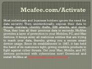 Mcafee.com/activate