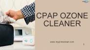 CPAP OZONE CLEANER