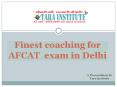 Finest coaching for AFCAT exam PowerPoint PPT Presentation