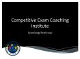 Competitive Exam Coaching Institute - GyanGangaGroup PowerPoint PPT Presentation
