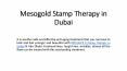 Mesogold Stamp Therapy in Dubai PowerPoint PPT Presentation