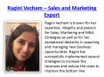 Sales and Marketing Expert in USA - Ragini Vecham PowerPoint PPT Presentation