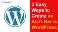 3 Easy Ways to Create an Alert Bar in WordPress PowerPoint PPT Presentation